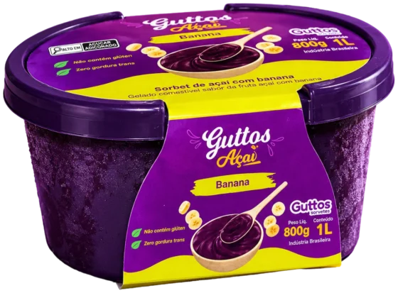 Açaí com Banana 1 L