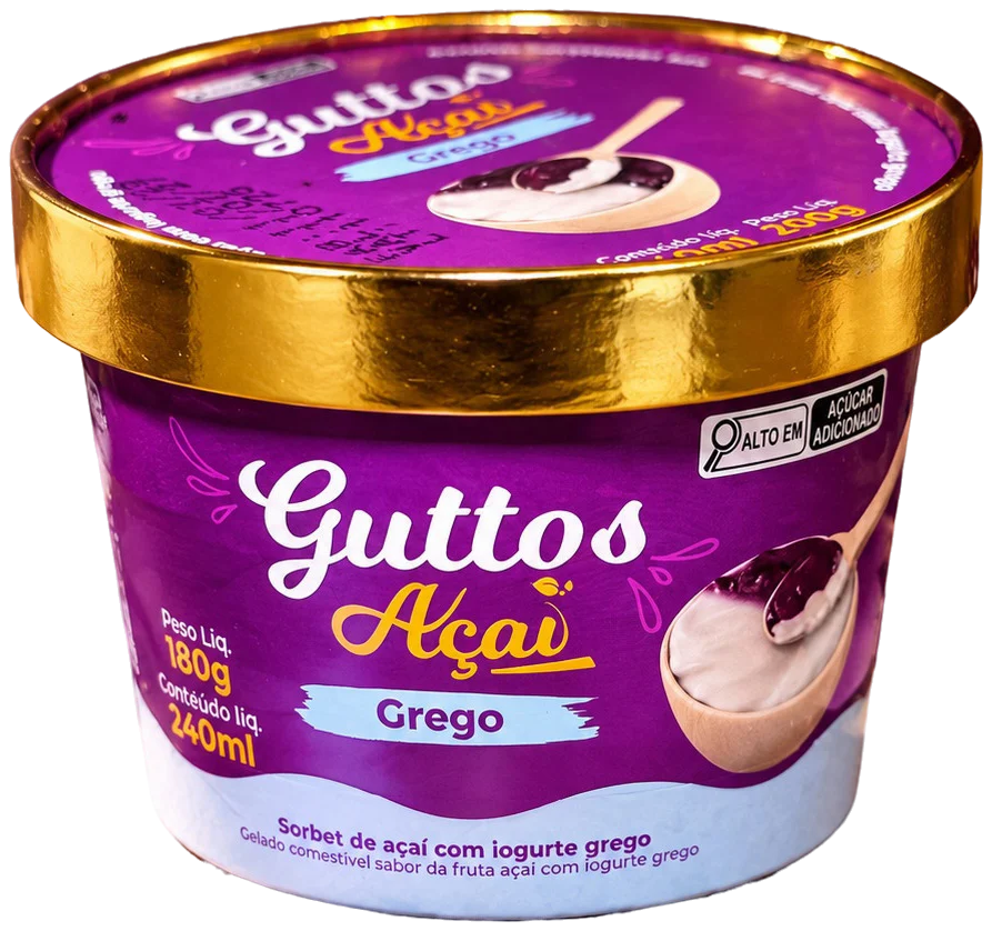 Açaí com Grego 240 ml Guttos — 240ml — embalagem