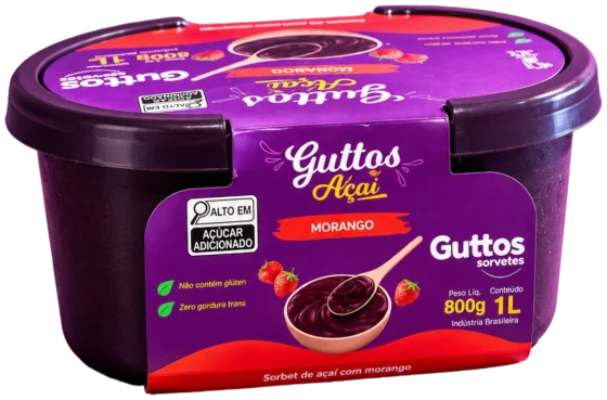 Açaí com Morango 1 L
