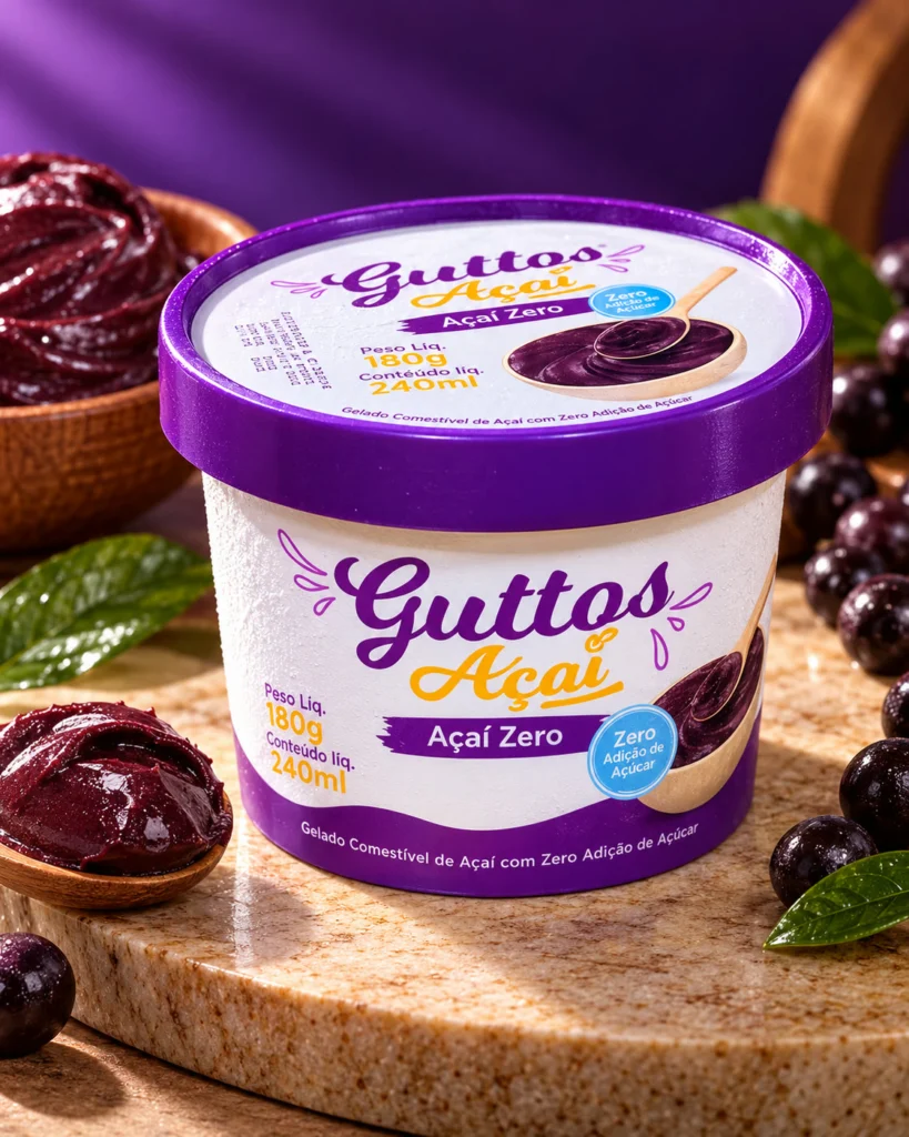 Açaí Zero Guttos — foto ambientada