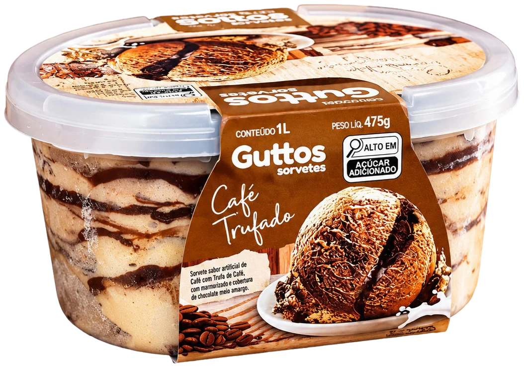 Café Trufado Guttos — 1L — embalagem