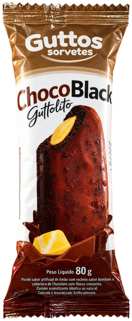 ChocoBlack Guttolito Guttos — embalagem