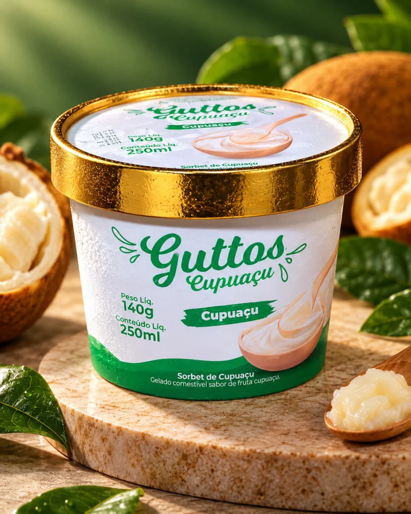 Guttos Cupuaçu Guttos — foto ambientada
