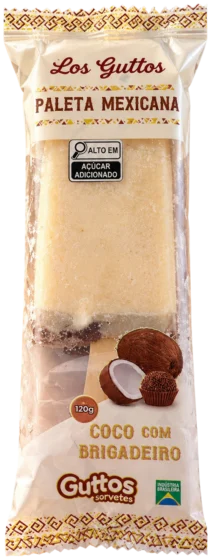 Paleta Mexicana Coco com Brigadeiro
