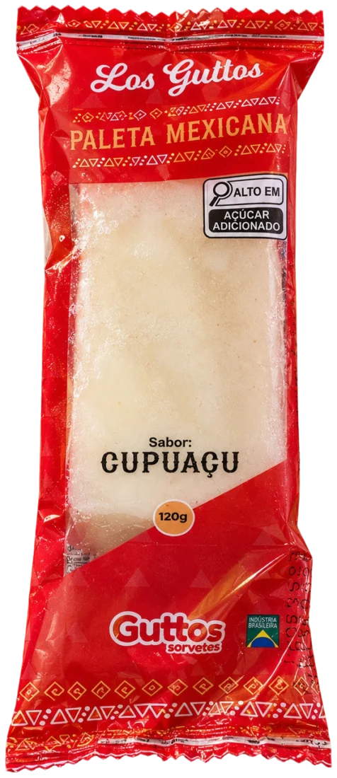 Paleta Mexicana Cupuaçu Guttos — embalagem