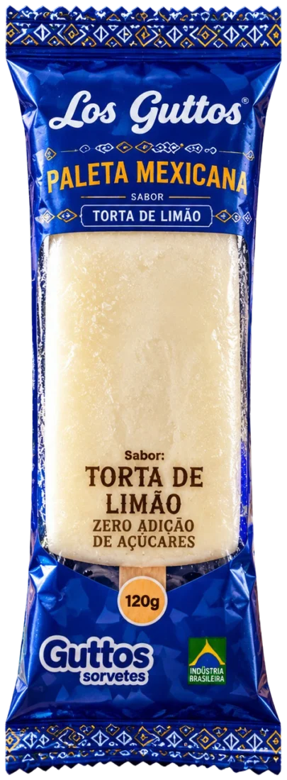 Paleta Mexicana Torta de Limão Zero Guttos — embalagem