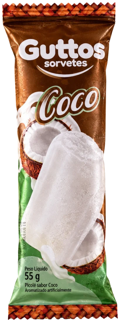 Coco Guttos — embalagem