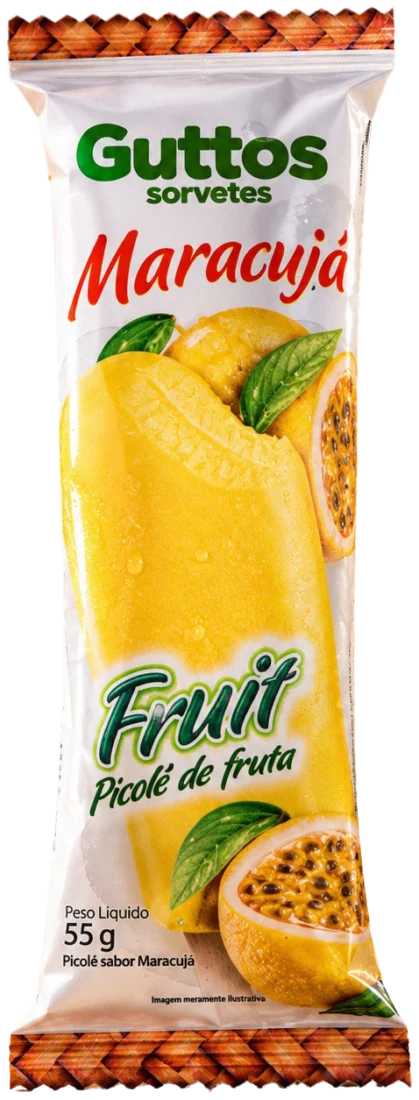 Fruit Maracujá Guttos — embalagem
