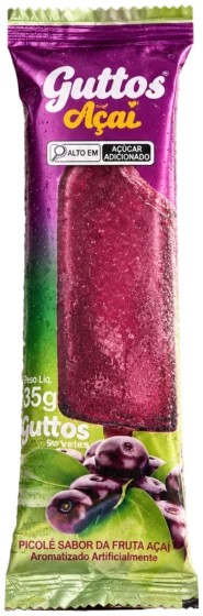 Picolé Guttos Açaí