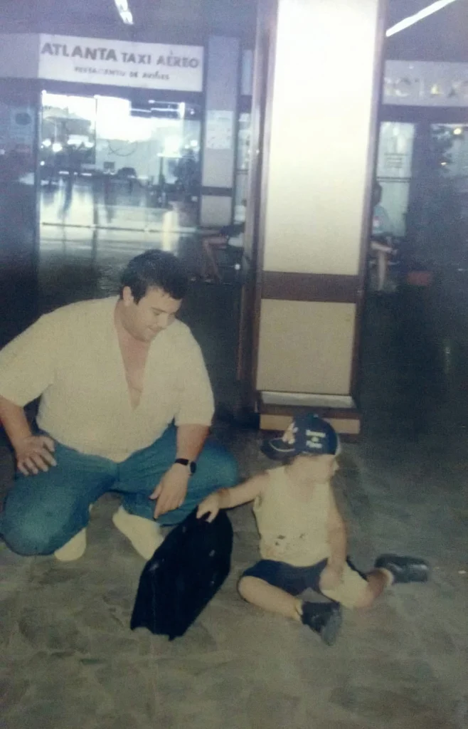 Um registro dos primeiros anos da família.