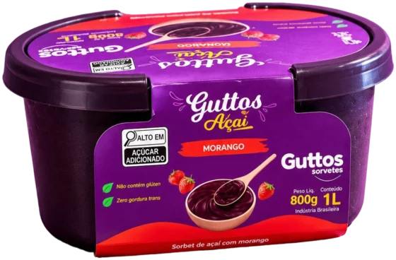 Açaí com Morango 1 L